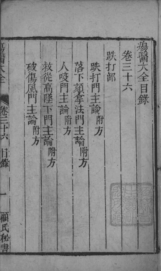 疡医大全  卷36